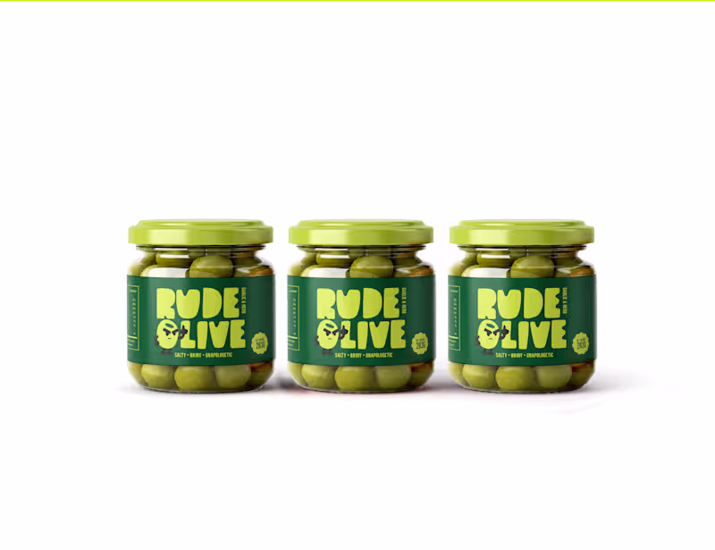 Cover image for RUDE OLIVE 🫒
Salty. Briny. Unapologetic.

Not
