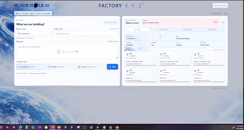 Cover image for Factory XYZ — Multi-Agent AI Software Development Factory