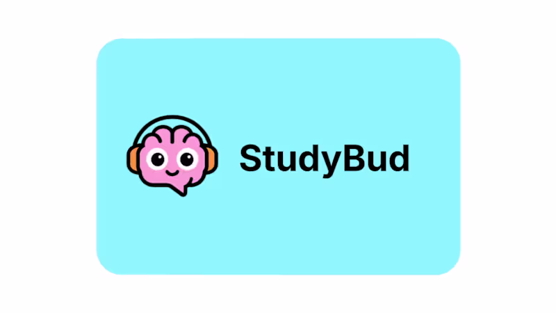 Cover image for StudyBud - UI/UX Motion Case Study