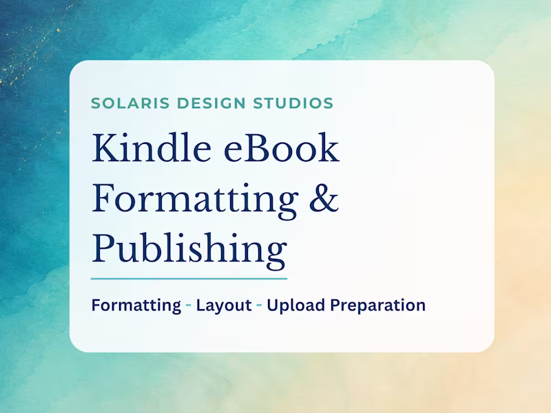 Cover image for Kindle Ebook Formatting & Publishing