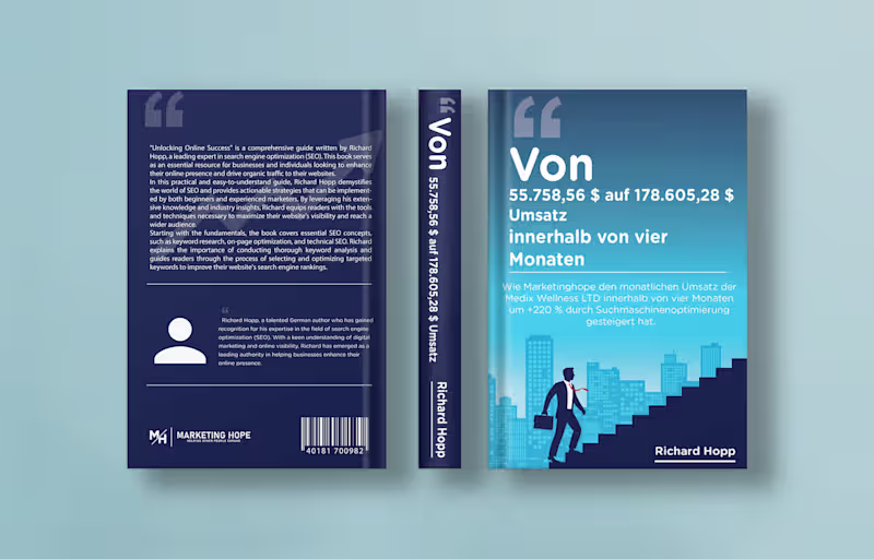 Cover image for Book Cover Design For Richard Hopp.