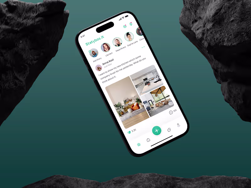 Cover image for UI/UX for Social Network + E-commerce IOS Mobile App Home Repair