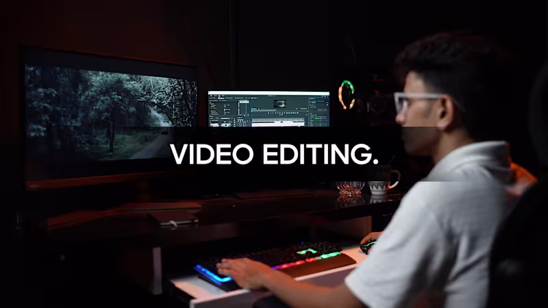 Cover image for Video Editing