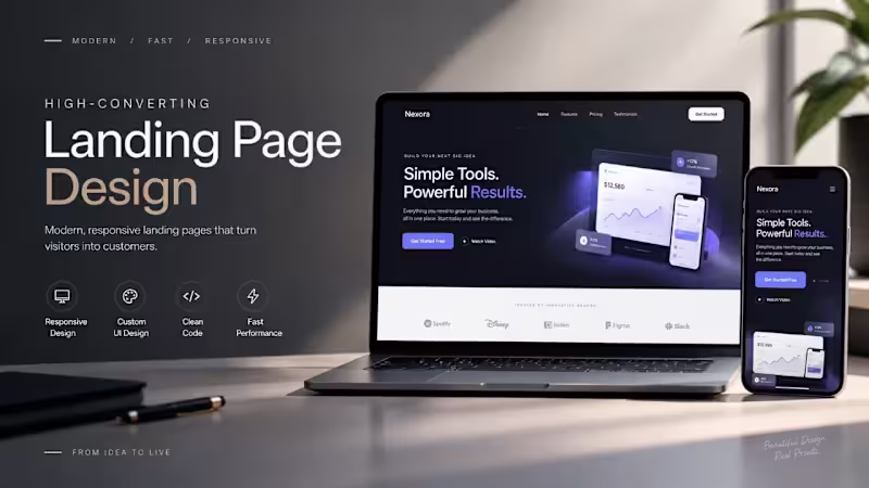 Cover image for High-Converting Landing Page Design