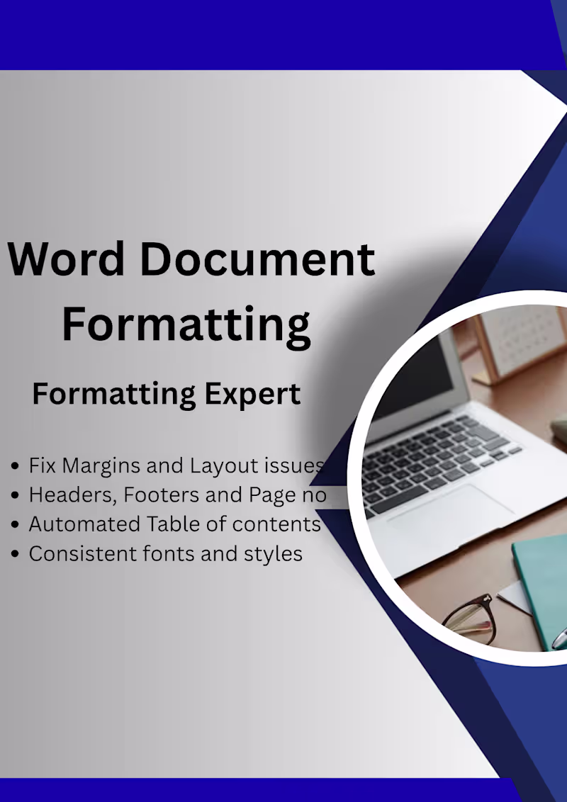 Cover image for Professional Excel Data Cleaning & Word Formatting Services
