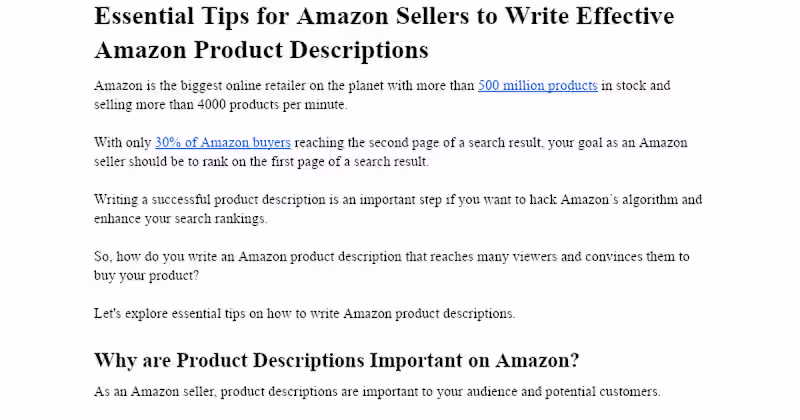 Cover image for Essential Tips for Amazon Sellers to Write Effective Amazon Pro…