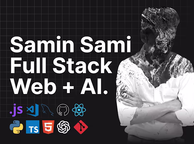 Cover image for I will design responsive 3D, AI website as a fullstack developer