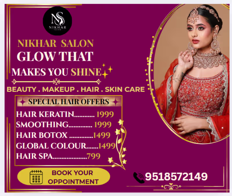 Cover image for Nikharr Salon — Beauty &