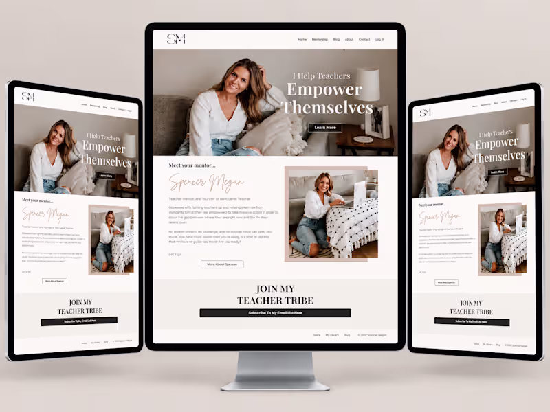 Cover image for WordPress to Kajabi Website Design for Teacher Mentorship Br...