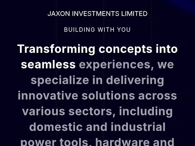 Cover image for Jaxon Investments