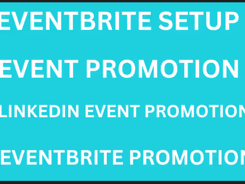 Cover image for I will promote christian event, eventbrite marketing