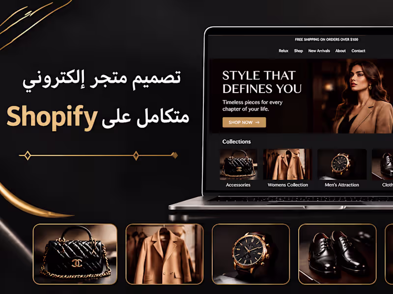 Cover image for Professional Shopify Store Design | Custom, Responsive & SEO Rea