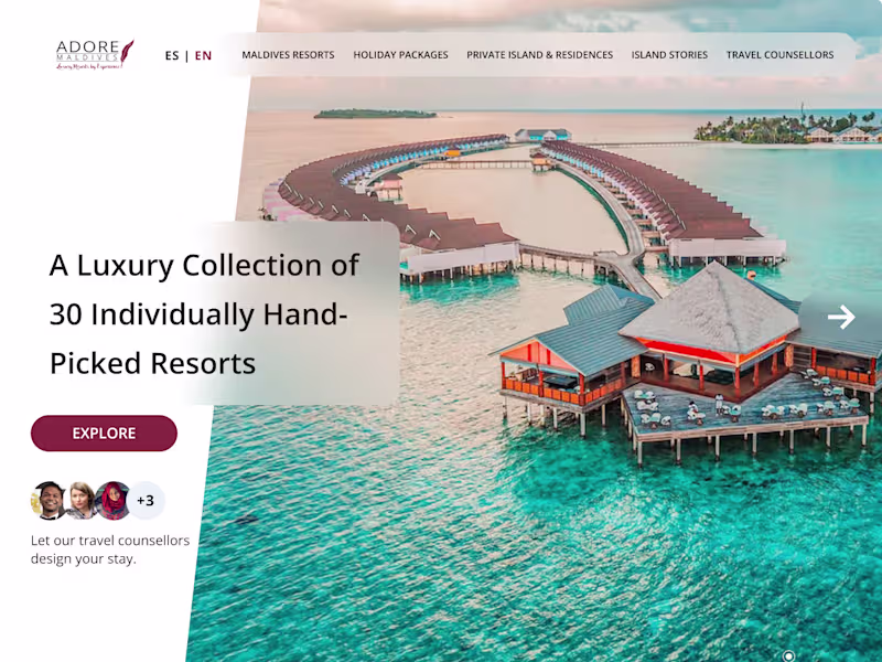 Cover image for Luxury Travel Agency Web Redesign