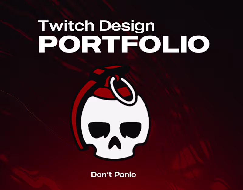 Cover image for Streamer Broadcast Branding / Don't Panic