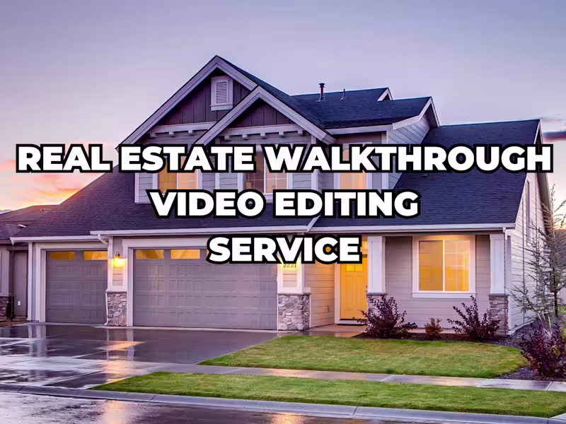 Cover image for Real Estate Walkthrough Video