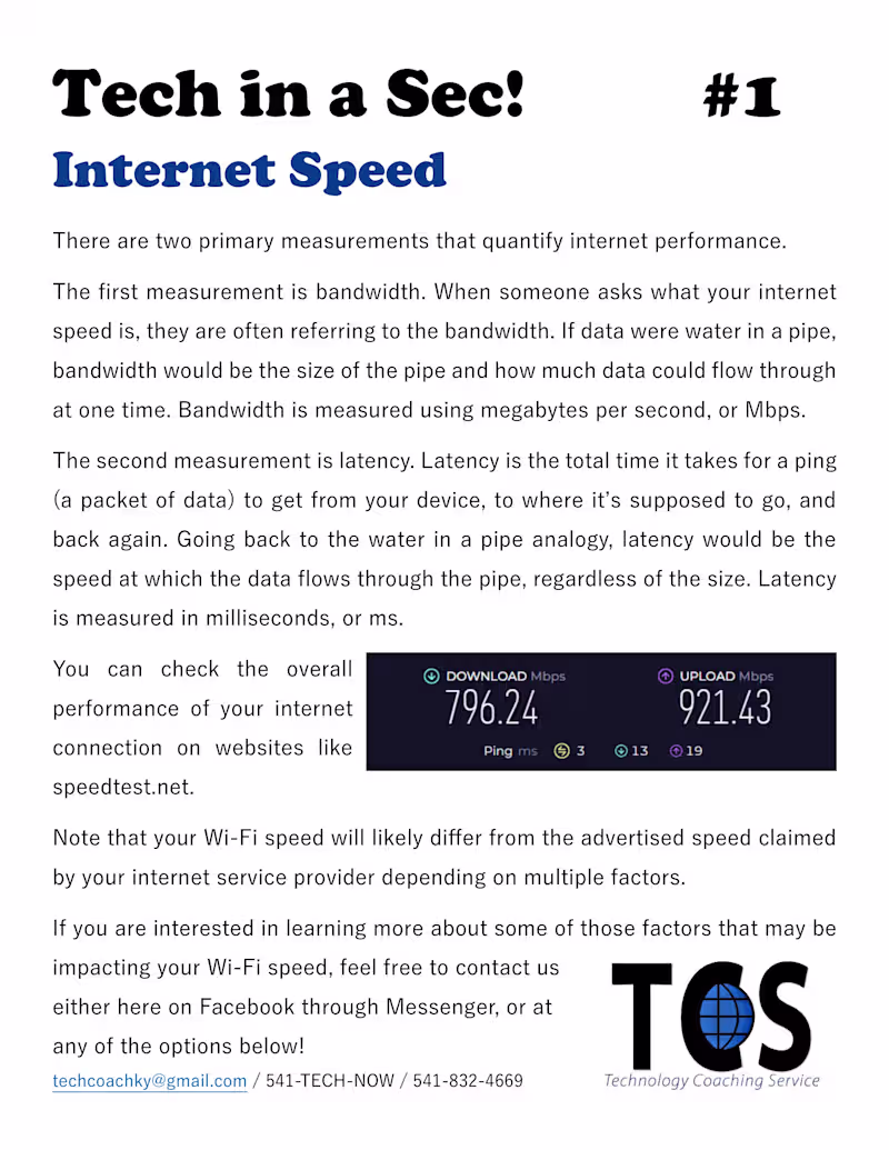 Cover image for A helpful article on how internet speed works!