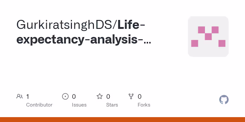 Cover image for Life Expectancy Analysis Project