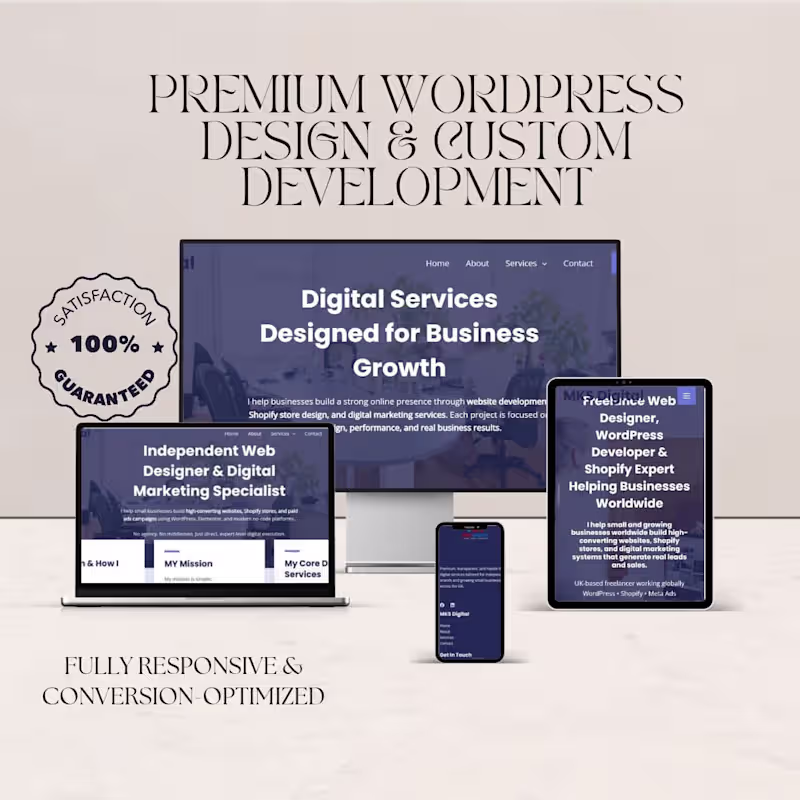 Cover image for Professional WordPress Website Design & Development