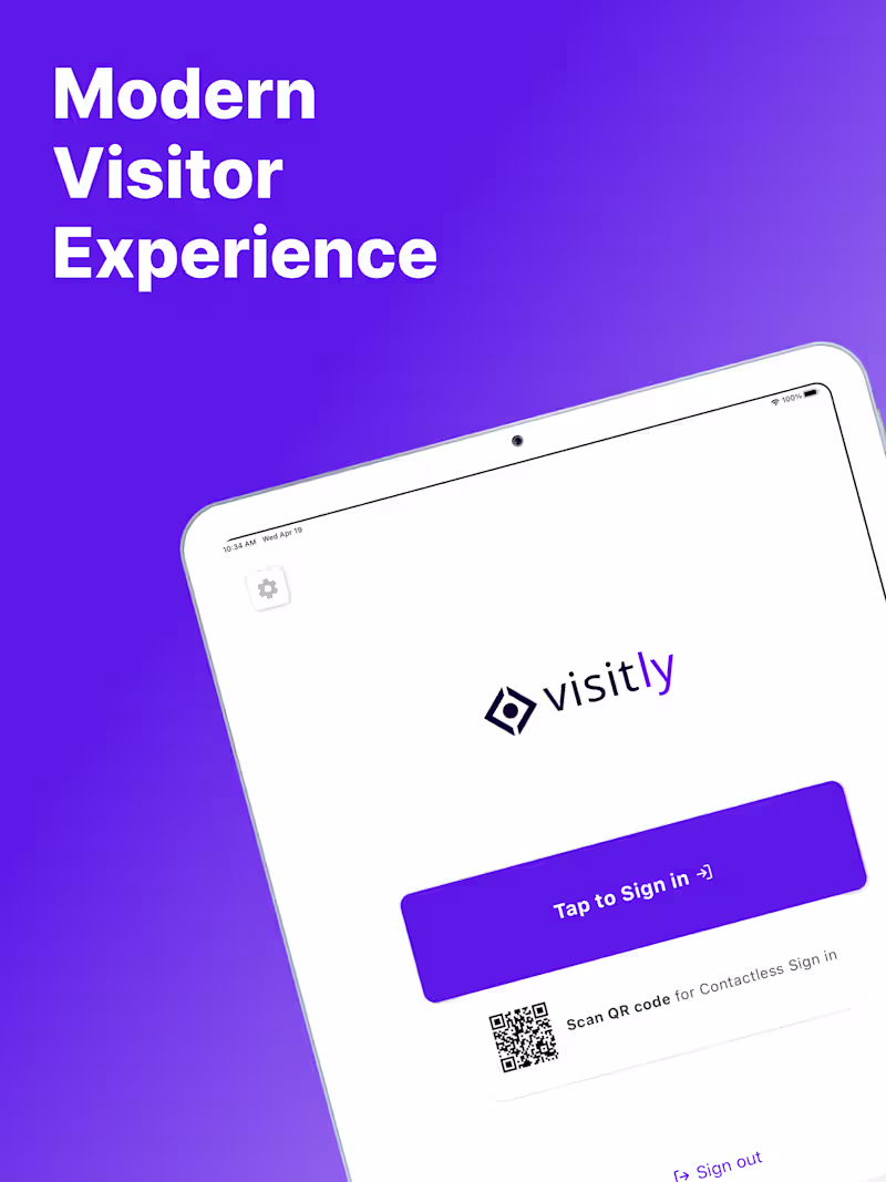 Cover image for SaaS mobile visitor management system