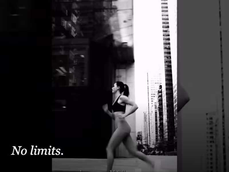 Cover image for AI-generated fitness campaign — cinematic running film shot ...