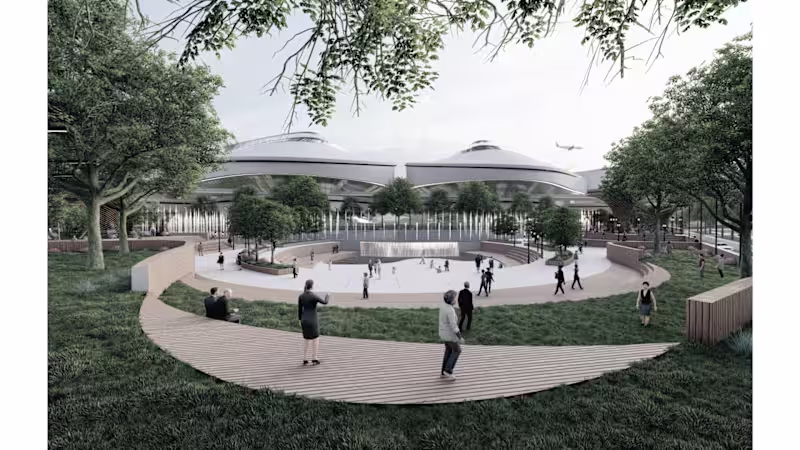 Cover image for Airport with Mall & Park