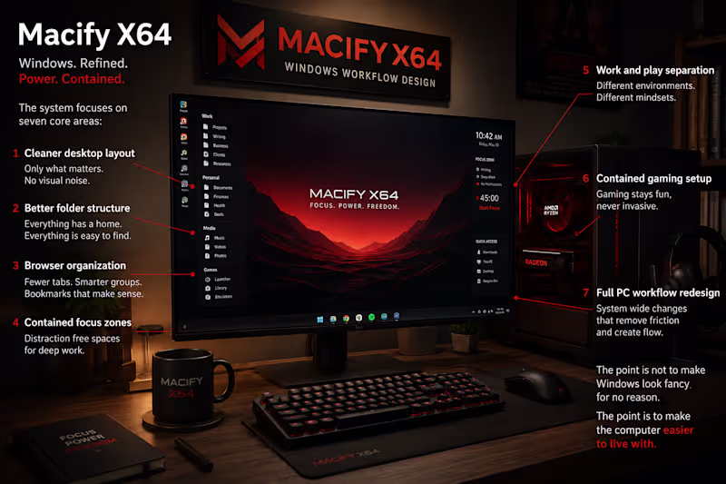 Cover image for Macify X64: Practical PC Containment
Windows,
