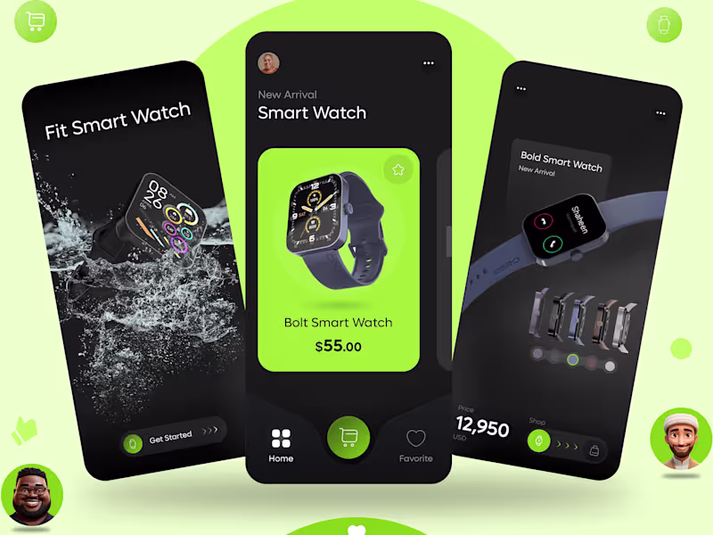 Cover image for Mobile App UI Design