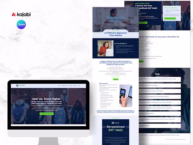 Cover image for MathPro Tutoring Website Redesign and Sales Page Optimization