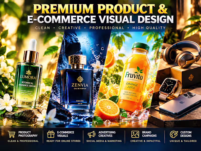 Cover image for AI Product & E-Commerce Visual Design
