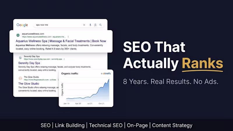 Cover image for SEO Retainer — Rank Higher, Get More Clients