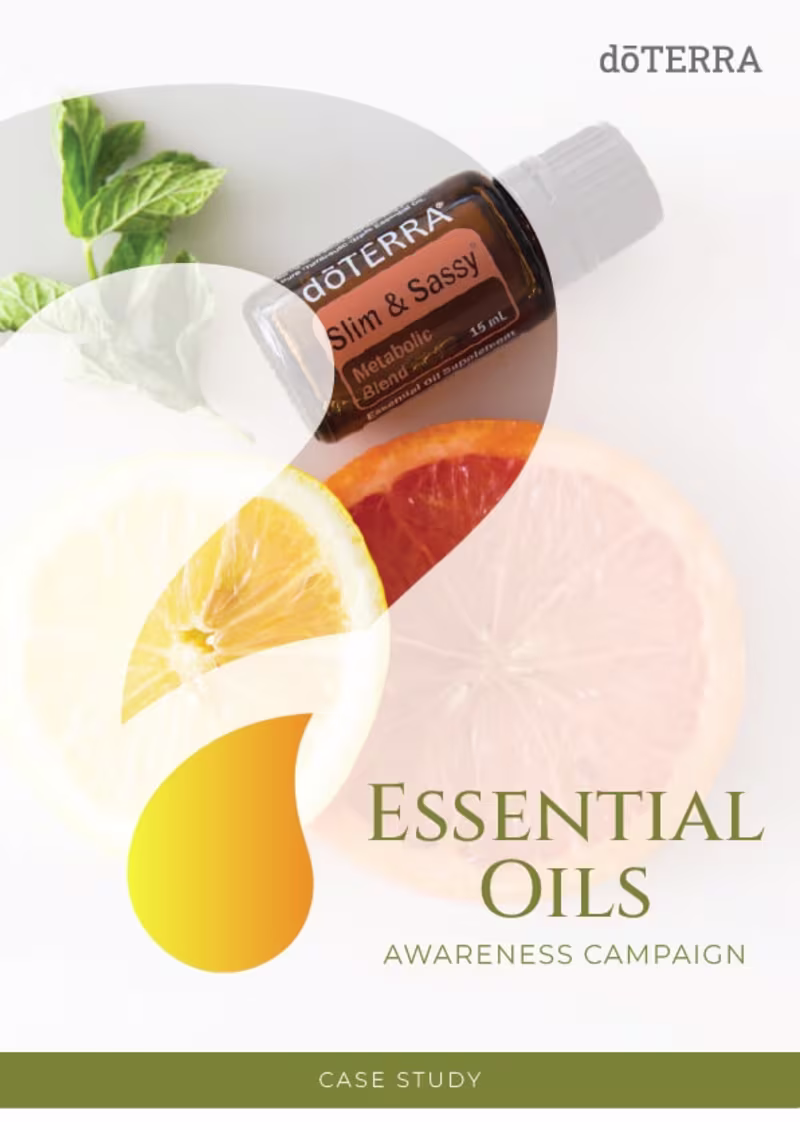 Cover image for Essential Oils Awareness Campaign - Case Study