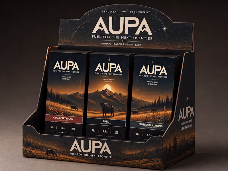 Cover image for Unveiling AUPA: Premium Animal-Based Energy Bar Packaging