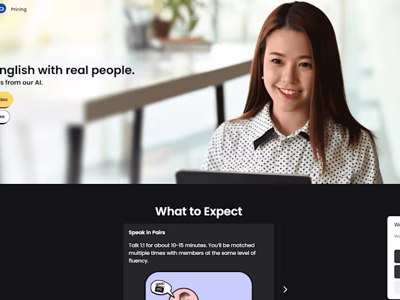 Cover image for SpeakDuo - English Speaking Club with AI Feedback
