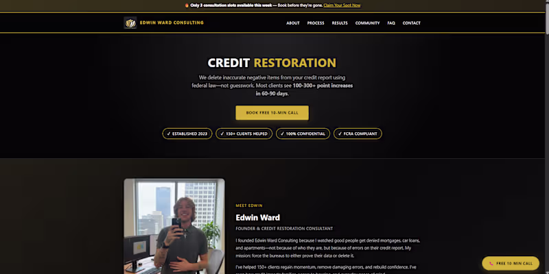 Cover image for edwin Credit repair 