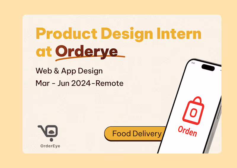 Cover image for Ordereye - Product Design