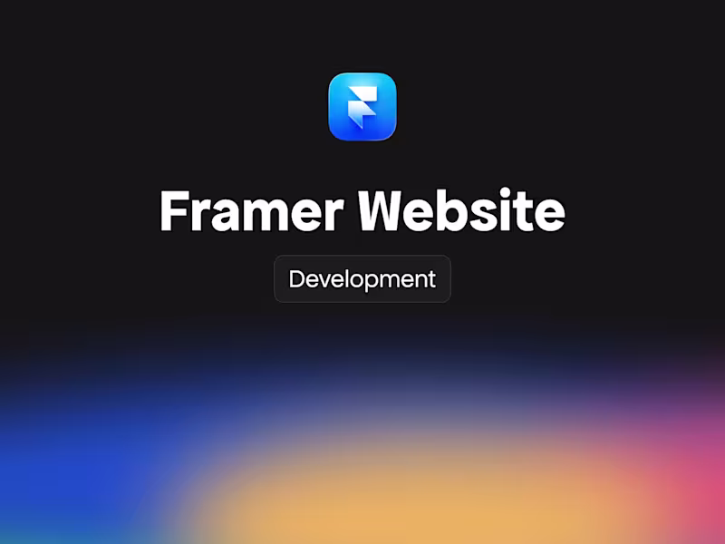 Cover image for Framer Development