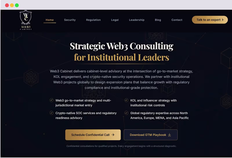 Cover image for 🌐 Web3 Cabinet | Strategic