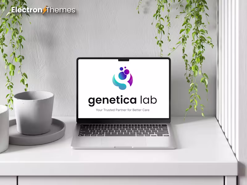 Cover image for Genetica lab Logo animation video