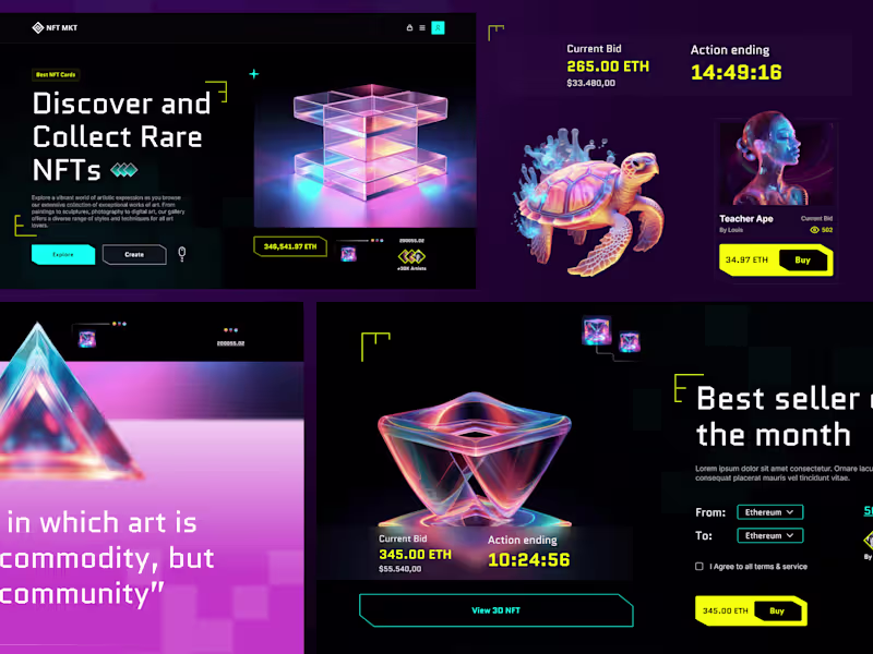Cover image for Landing Page NFT 