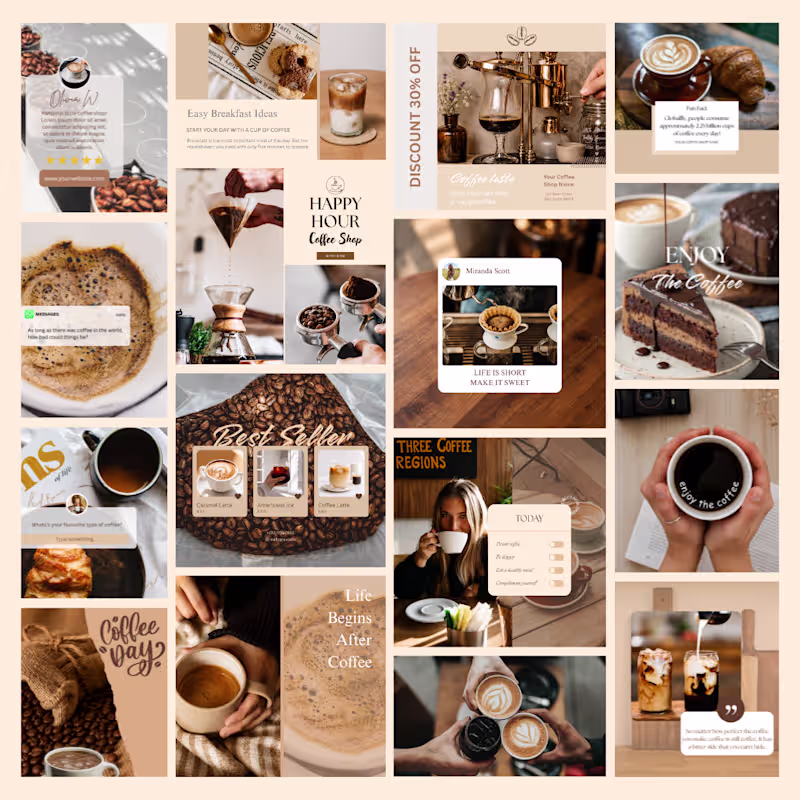 Cover image for Coffee Shop Social Media Campaign