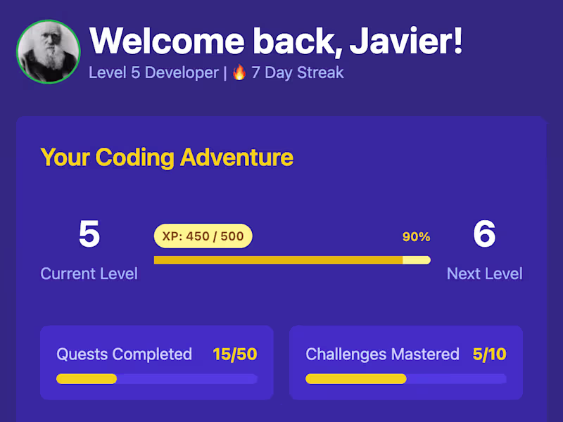 Cover image for CodeQuest: Interactive Learning Platform for Web Development