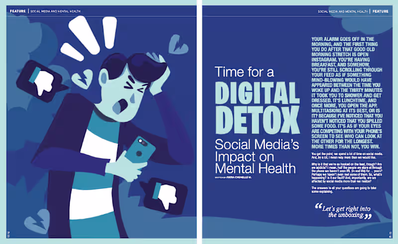 Cover image for Authored a feature article examining