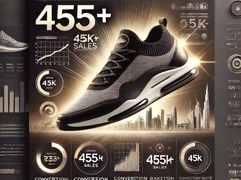 Cover image for Scaling Dubai Based Sneaker Brand to 455K+ Sales