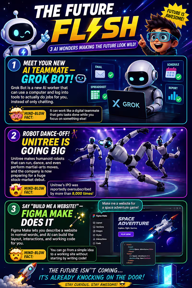 Cover image for 🚀 THE FUTURE FLASH
3 AI