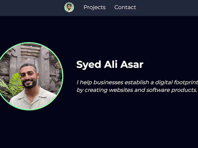 Cover image for Personal Website