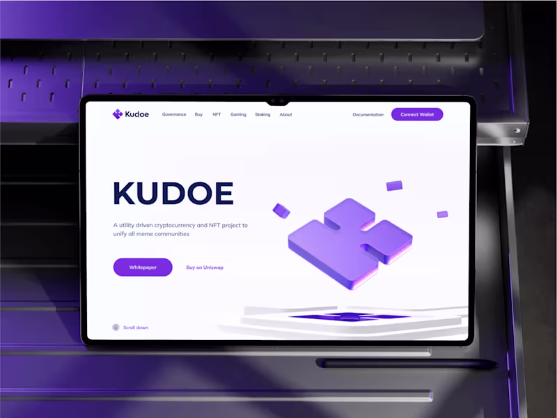 Cover image for NFT & Blockchain Website UI/UX Design