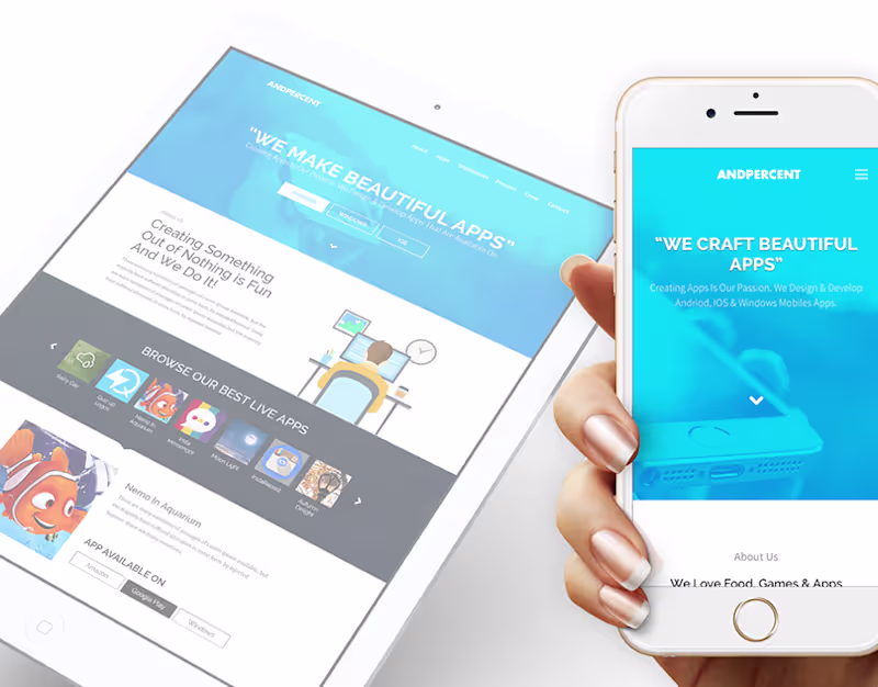 Cover image for Andpercent  - Responsive Website