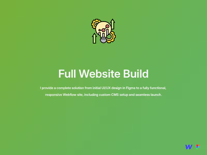 Cover image for Full Website Build