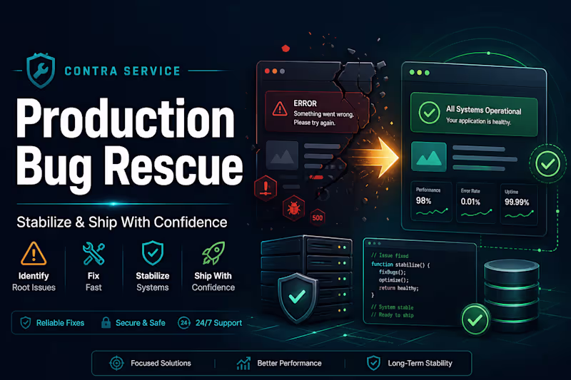 Cover image for Broken App with Production Bugs