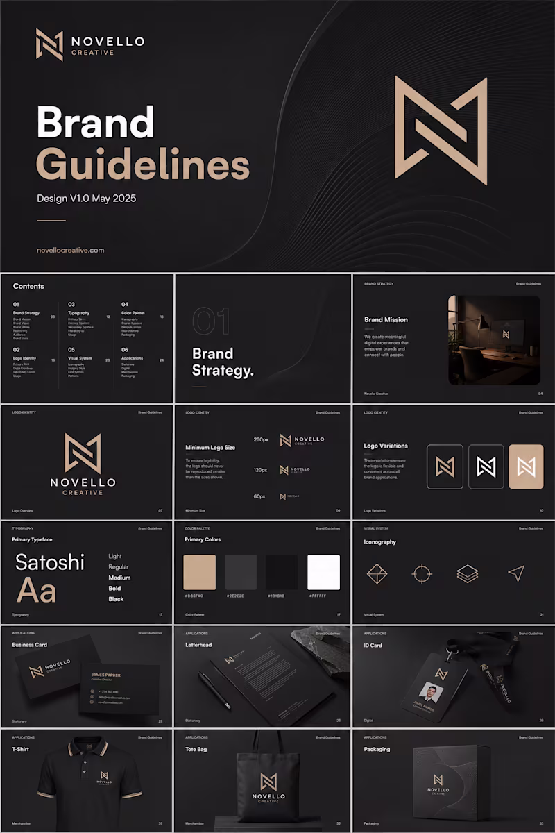 Cover image for Brand Guidelines & Visual Identity Design